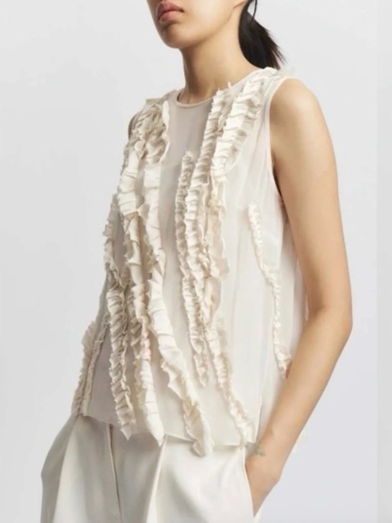 Nwt Saint Art New York Naomi Sleeveless Blouse Nwt. Xs.